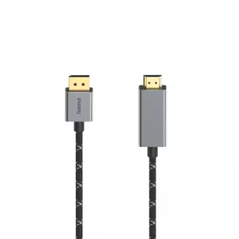 Videokabeladapter Hama 00200506 1,5 m DisplayPort auf HDMI Schwarz