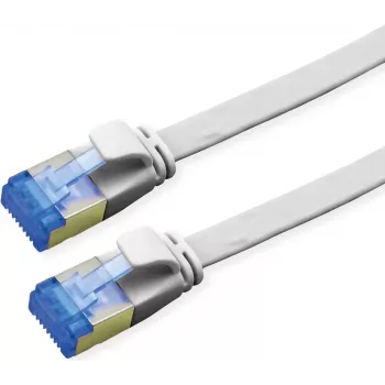 VALUE Patchkabel Cat.6A (Klasse EA) FTP, extra-flach, Grau, 0,5 m (21.99.2110)