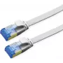 VALUE Patchkabel Cat.6A (Klasse EA) FTP, extra-flach, Grau, 0,5 m (21.99.2110)