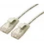 ROLINE GREEN UTP Patchkabel Kat.6A (Klasse EA), LSOH, flach, Grau, 3 m (21.44.3906)