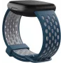 Fitbit FB174SBNVGYL - Armband - Blau - Grau - Fitbit - Sense - Versa 3 - Aluminium - Silikon - Edelstahl
