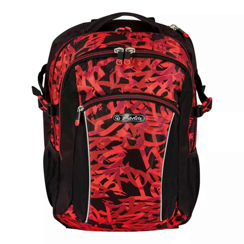 Sportrucksack Herlitz Ultimate Graffiti Schwarz Rot