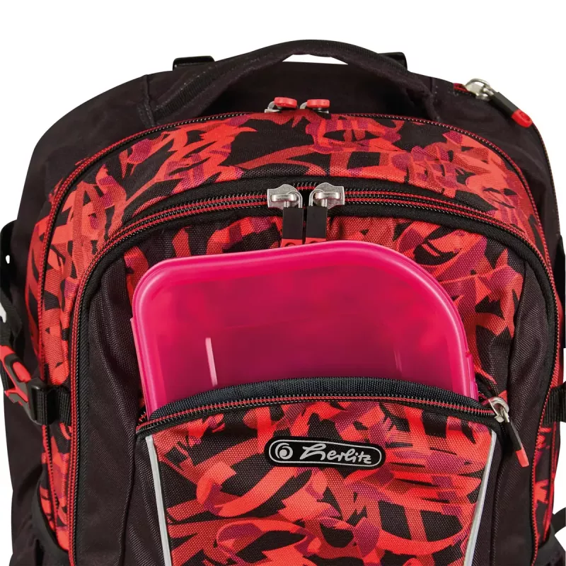 Sportrucksack Herlitz Ultimate Graffiti Schwarz Rot