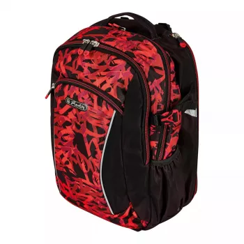Sportrucksack Herlitz Ultimate Graffiti Schwarz Rot