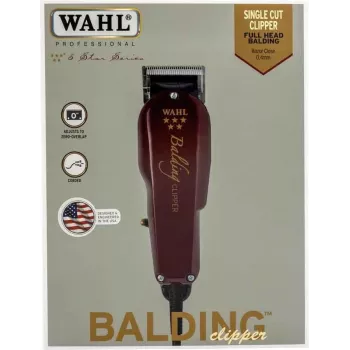 Wahl Balding Clipper – Rot – 0,4 mm – 4 cm – AC – 230 V – 50 Hz (08110-316H)