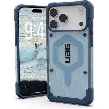 UAG Urban Armor Gear Bundle bestehend aus Pathfinder MagSafe Hülle & Trageband (abnehmbar) | Apple iPhone 17 Pro Max | Blau (transparent) & Schwarz/Graphit | 1145521BV03 (1145521BV03)