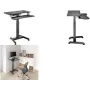 LogiLink EO0014 - Gerade - Rechteckige Form - Partikelbord - Stahl - Büro - Schwarz (EO0014)
