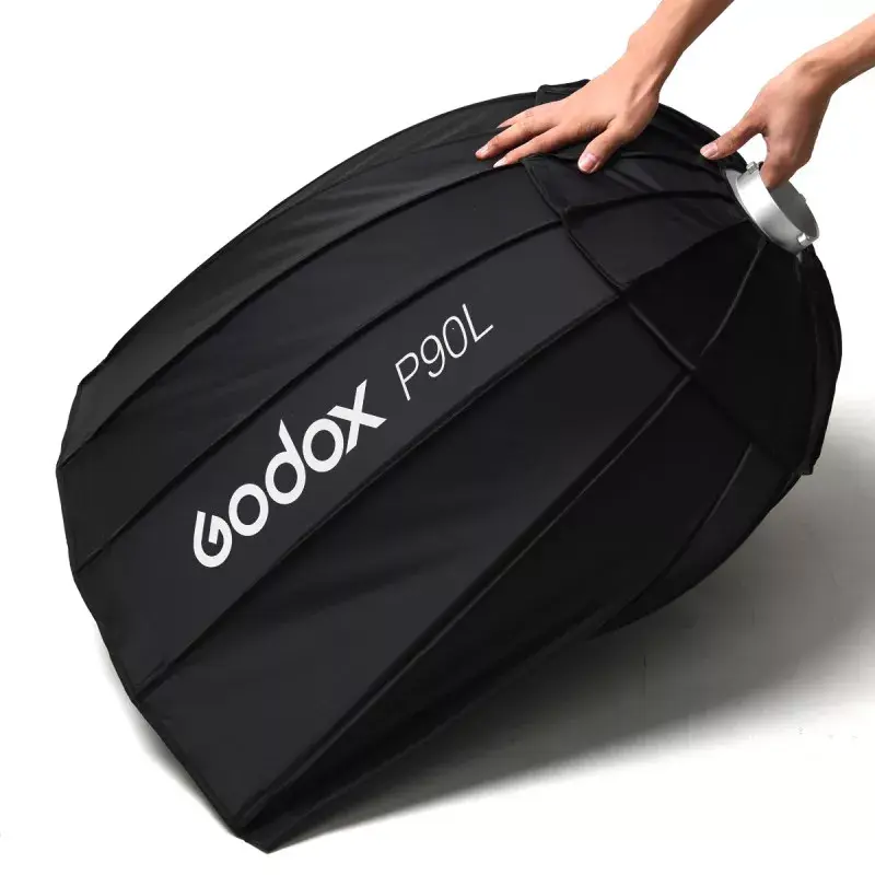 Softbox Godox P90L 90cm Schwarz Nylon Polyester mit Diffusoren