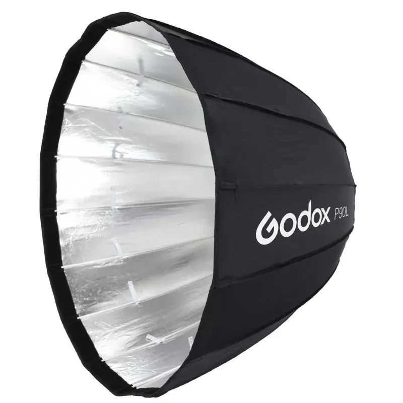 Softbox Godox P90L 90cm Schwarz Nylon Polyester mit Diffusoren