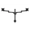 Multibrackets M VESA Deskmount Officeline Dual Schwarz Klemme/Bolzenmontage 16 kg 15–30 Zoll