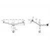 Multibrackets M VESA Deskmount Officeline Dual Schwarz Klemme/Bolzenmontage 16 kg 15–30 Zoll