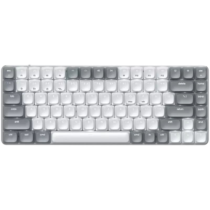 SATECHI SM1 schlank Mechanical Backlit Bluetooth Tastatur (Light) - US English