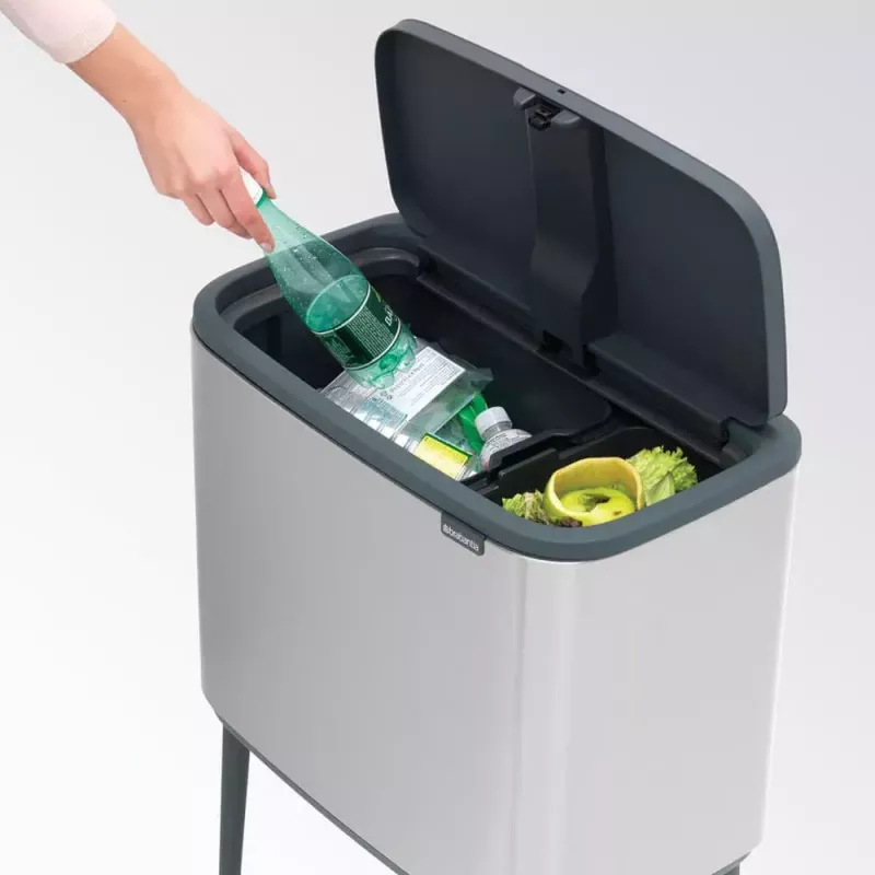 Abfalleimer Brabantia 316227 34L Rechteckig Kunststoff Edelstahl