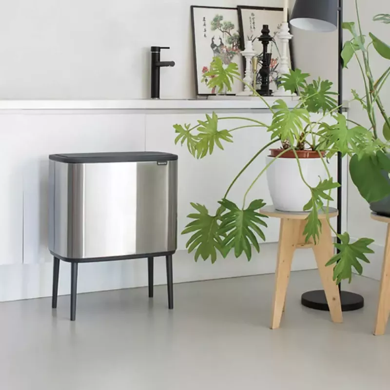 Abfalleimer Brabantia 316227 34L Rechteckig Kunststoff Edelstahl