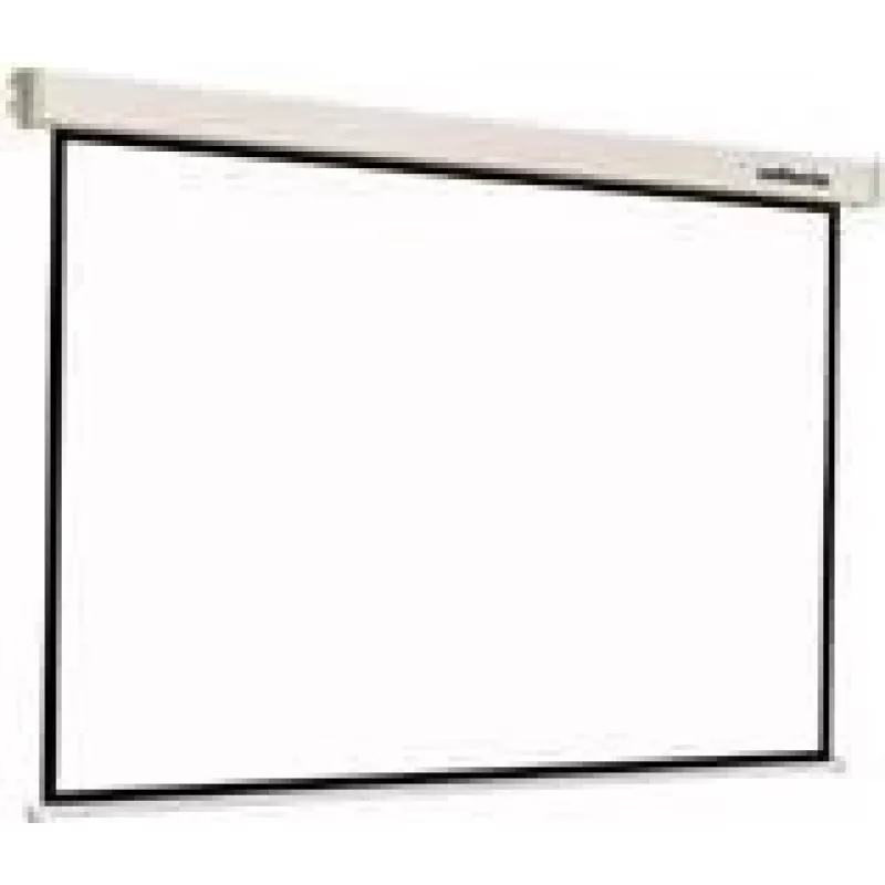 Projektionsleinwand REFLECTA Crystal-Line Rollo lux 160 x 160 (sichtbar 156 x 156 cm, 1:1, quadratisch, schwarz/weiß)