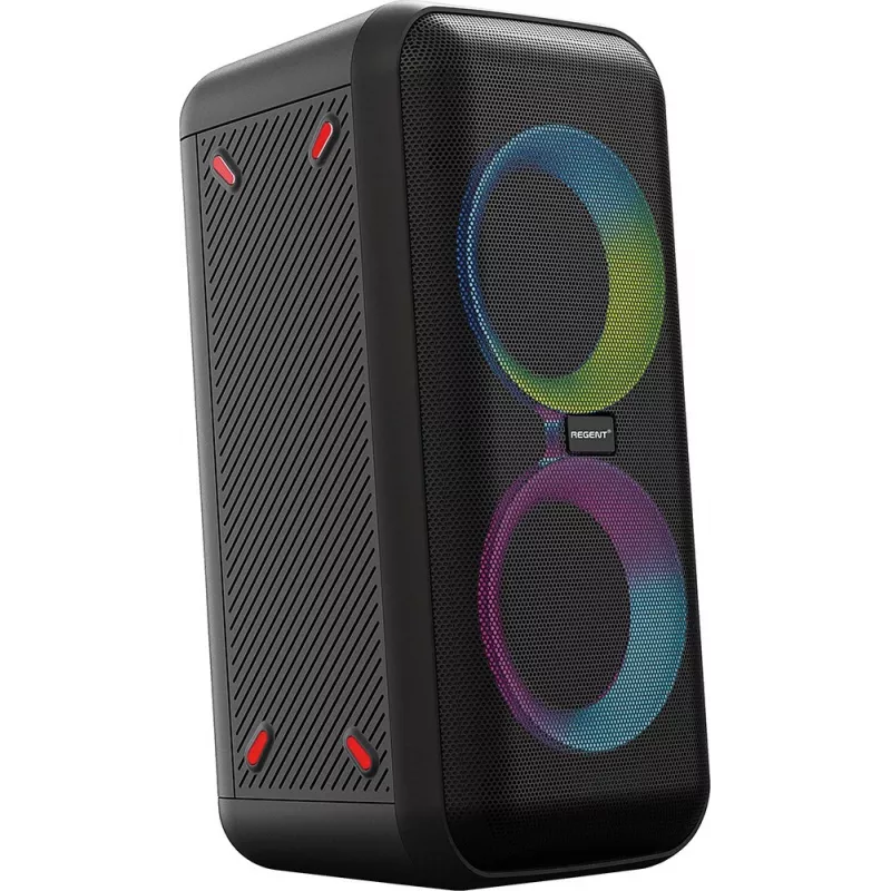 Bluetooth-Lautsprecher FERGUSON REGENT Power Audio 400BT RGB 60W FM USB AUX DSP Schwarz