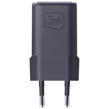 Ladegerät 3MK Hyper Charger PD 33W GaN QC4+ schwarz — 33W PD-Schnellladegerät mit GaN-Technologie