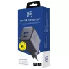 Ladegerät 3MK Hyper Charger PD 33W GaN QC4+ schwarz — 33W PD-Schnellladegerät mit GaN-Technologie