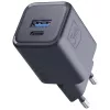 Ladegerät 3MK Hyper Charger PD 33W GaN QC4+ schwarz — 33W PD-Schnellladegerät mit GaN-Technologie