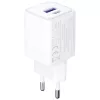 Wandladegerät 3MK Hyper Charger PD 33W GaN QC4+ weiß – USB‑C PD 33W, GaN, Quick Charge 4+