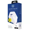 Wandladegerät 3MK Hyper Charger PD 33W GaN QC4+ weiß – USB‑C PD 33W, GaN, Quick Charge 4+