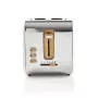 Toaster Nedis KABT510EWT – 2-Scheiben-Edelstahlgehäuse, 900 W, Weiß
