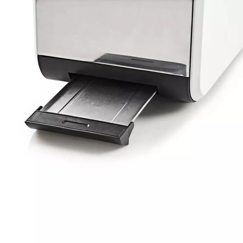 Toaster Nedis KABT510EWT – 2-Scheiben-Edelstahlgehäuse, 900 W, Weiß
