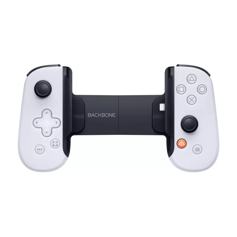 Gamepad Backbone One for iPhone PlayStation Edition Weiß – kabelgebundener Lightning-Steuergerät für PC, PlayStation, Xbox, iOS