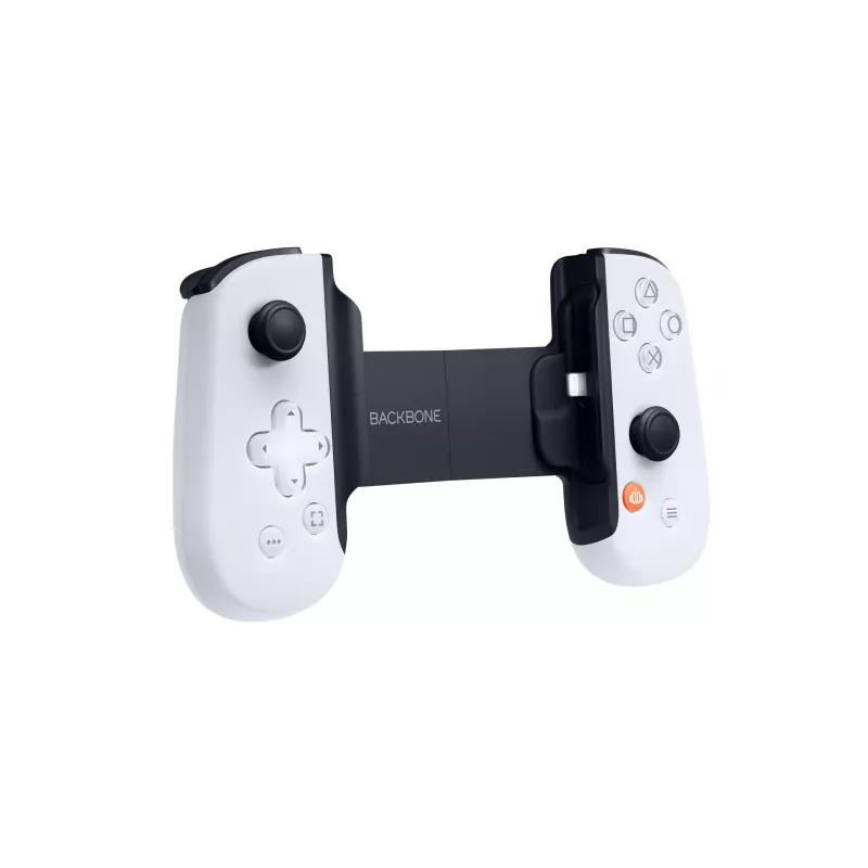 Gamepad Backbone One for iPhone PlayStation Edition Weiß – kabelgebundener Lightning-Steuergerät für PC, PlayStation, Xbox, iOS