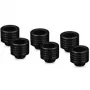 Thermal Grizzly Thermal Interface Fitting DeltaMate Fitting HT16 Schwarz (6er-Pack)