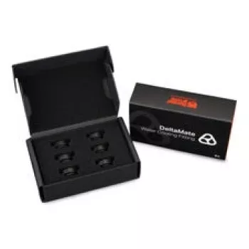 Thermal Grizzly DeltaMate Plug - Schwarz (6er-Packung) (TG-DM-FIT-6009)