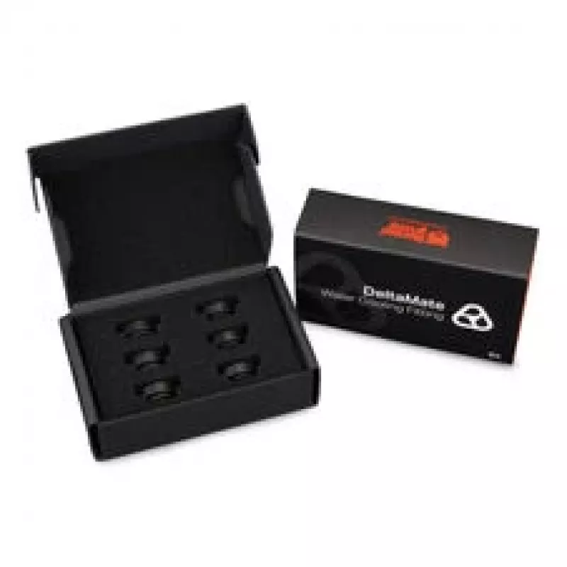 Thermal Grizzly DeltaMate Plug - Schwarz (6er-Packung) (TG-DM-FIT-6009)