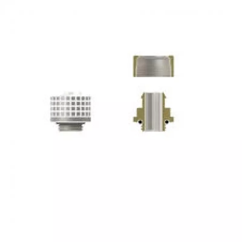 Thermal Grizzly DeltaMate Fitting ST13 Matt Nickel – Metallanschluss für DeltaMate-Wasserkühler