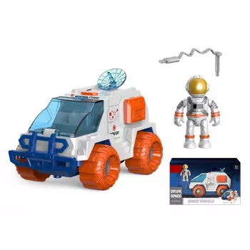 Spielzeug-Raumfahrzeug mit Kosmonaut, Licht und Sound, Madej 009639