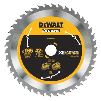 DeWALT DT99561-QZ Kreissägeblatt 16,5 cm 1 Stück