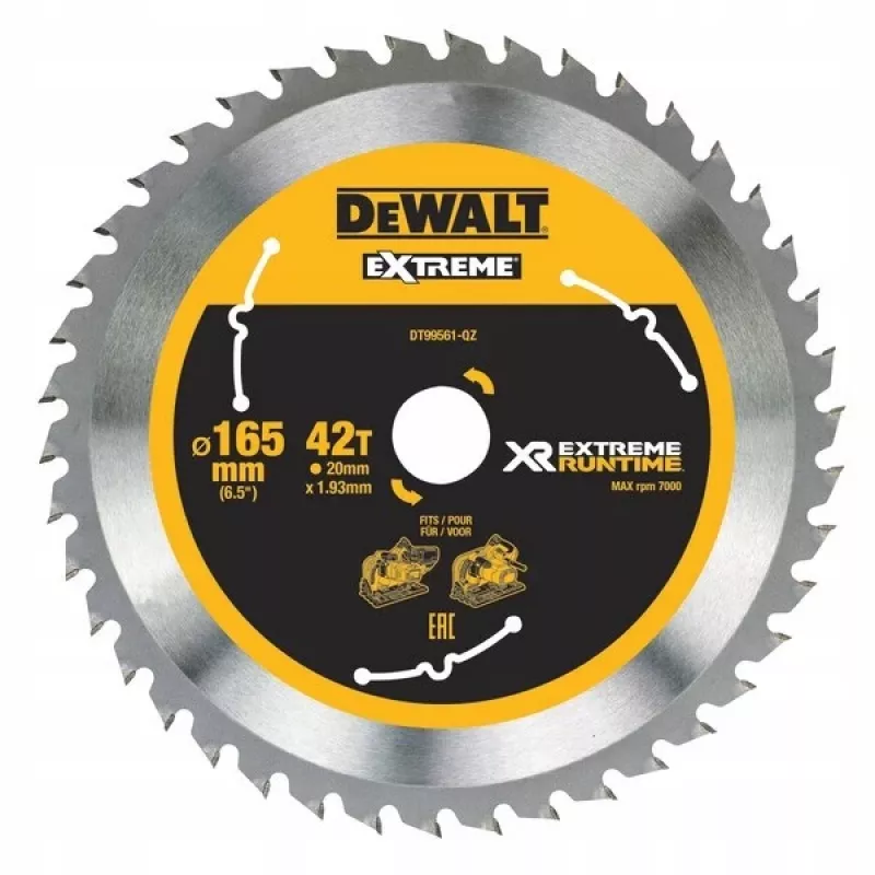 DeWALT DT99561-QZ Kreissägeblatt 16,5 cm 1 Stück