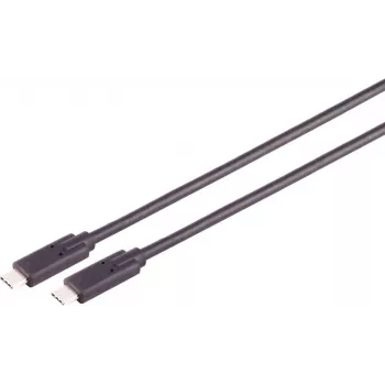 USB-Kabel S/CONN 13-63035 USB4 Gen 3x2 2 m USB-C Schwarz