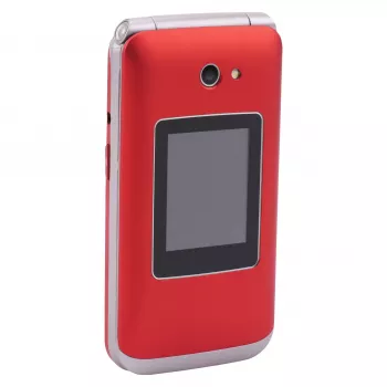 Flip-Phone Olympia VITUS 4G — 2,8 Zoll (7,11 cm) LCD, Bluetooth, FM-Radio, 147 g, Rot