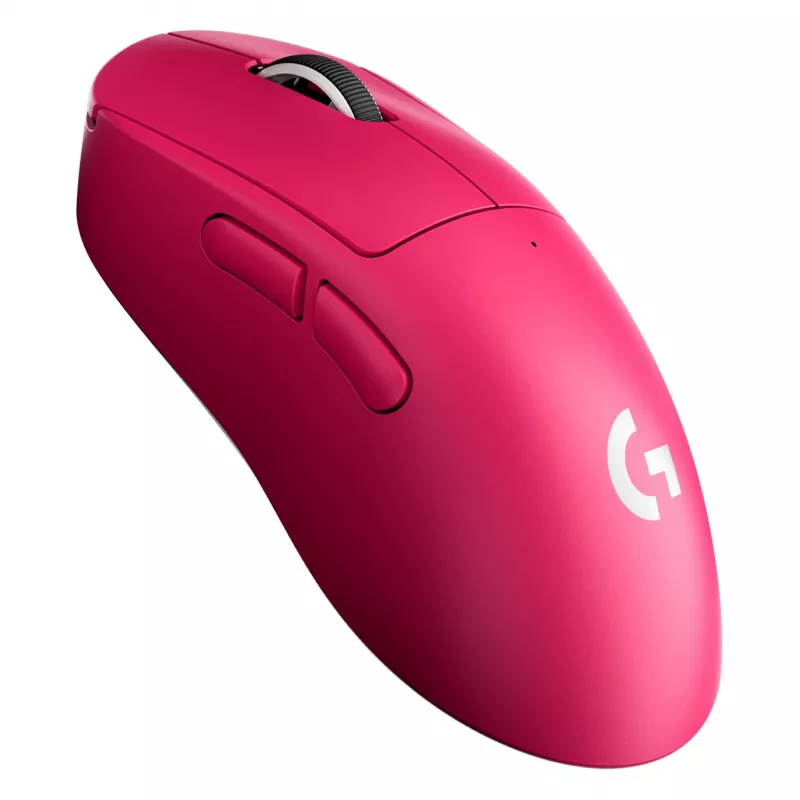 Maus Logitech G 910-007374 für Rechtshänder RF Wireless optisch 44.000 DPI 1 ms 5 Tasten Magenta