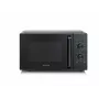 Kombinationsmikrowelle SEVERIN MW 7792, Tischgerät, 20 L, 900 W, Schwarz, Tasten und Drehregler