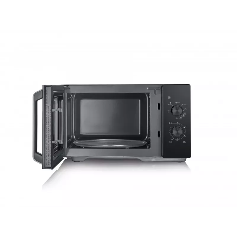 Kombinationsmikrowelle SEVERIN MW 7792, Tischgerät, 20 L, 900 W, Schwarz, Tasten und Drehregler