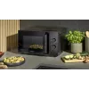 Kombinationsmikrowelle SEVERIN MW 7792, Tischgerät, 20 L, 900 W, Schwarz, Tasten und Drehregler