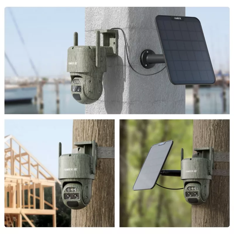 Reolink TrackMix Series G770 mit Solarpanel 2 4G LTE Dual-Lens Batterie-Überwachungskamera