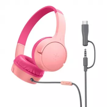 Belkin SoundForm kabelgebundene On-Ear-Kopfhörer für Kinder, pk.AUD010hqPK