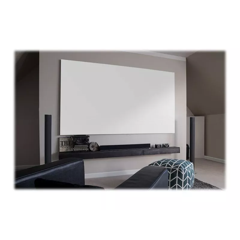 Elite Screens | Fixed Frame Projection Screen | AR110WH2 | Diagonale 110 Zoll | 16:9 | Schwarz