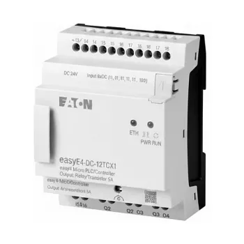 EATON Steuerrelais EASY-E4-DC-12TCX1 24 VDC, 8 Ausgänge (4 Wechsler) Modell 197214