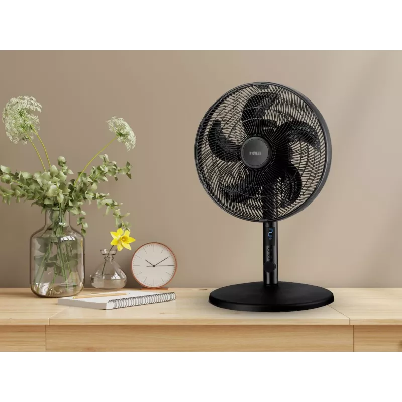 Noveen F535 X-Line 2-in-1 Stand- und Tischventilator, 40 cm, schwarz