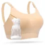 Freihändiger Still-BH Momcozy YN08 (XXL) – beige, Größe XXL, kompatibel mit Momcozy-Pumpen