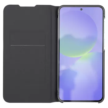 Flip Abdeckung Hülle für Samsung Galaxy A37 von Samsung, Modell GP-FWA376AEABW, schwarz