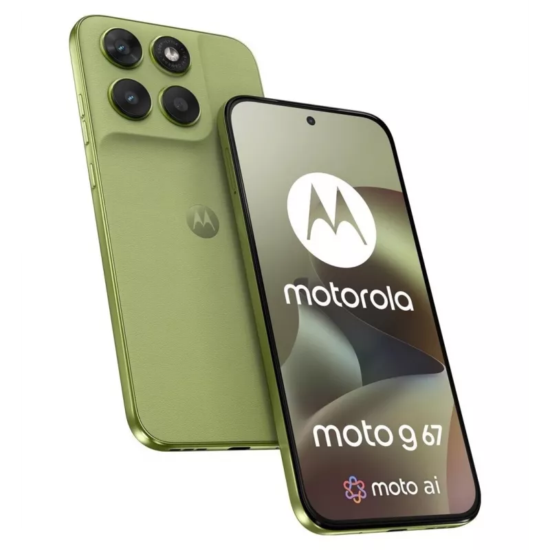 Smartphone Motorola G67 5G 8GB/256GB Nile — 6,78 Zoll 120Hz pOLED, Dimensity 6300, 50+8MP, NFC, IP64